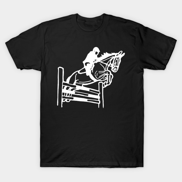 showjumping horse T-Shirt by Shyflyer